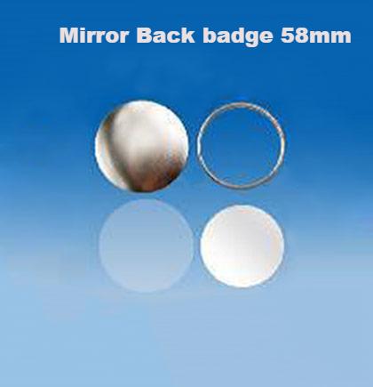 T3 100 Mirror Back Badge Kit 58mm ( T3 58MIR100 )