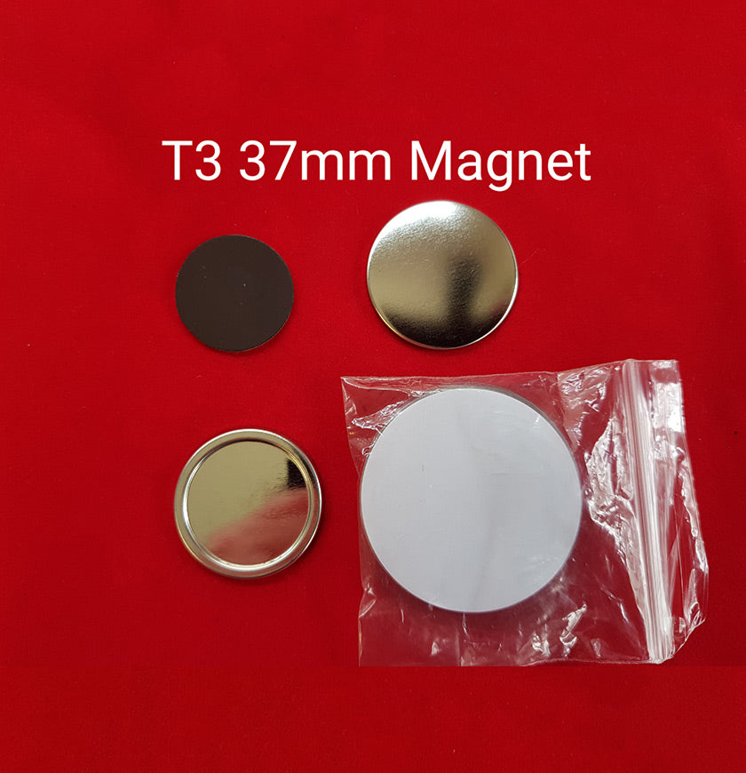 T3 Magnetic Badge Kit 37mm( T3 37MAG200 ) 400 1000