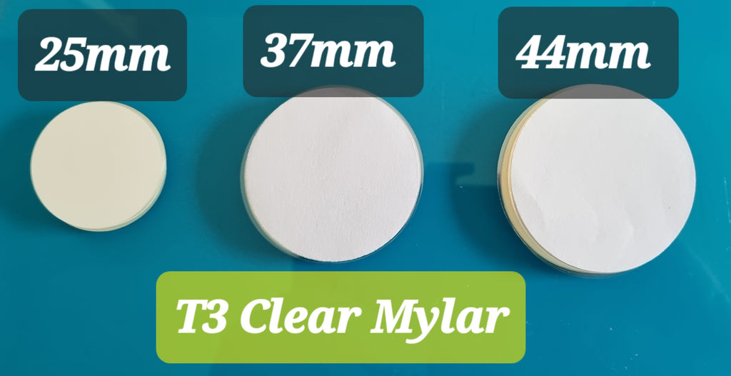 T3 100 clear mylar only (T325Clear T332clear T337Clear T344Clear)
